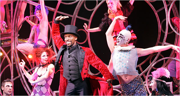 André Ward as the Leading Player in PIPPIN. New York Times, Photo Diane Sobolewski